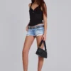 Débardeur Henley transparent noir
