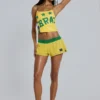 Mini-short Amerela Airtex