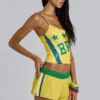 Mini-short Amerela Airtex