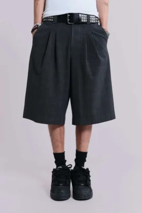 Goliath Shorts à carreaux foncés