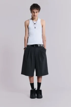 Goliath Shorts à carreaux foncés