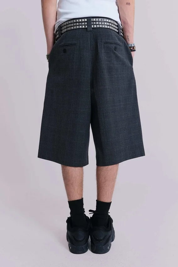 Goliath Shorts à carreaux foncés