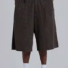 Goliath Shorts XL à carreaux marron