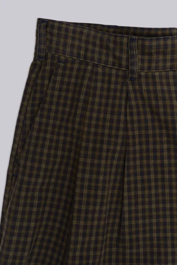 Goliath Shorts XL à carreaux marron