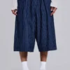 Goliath Shorts XL en denim à fines rayures