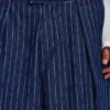 Goliath Shorts XL en denim à fines rayures