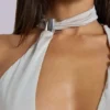 Haut asymétrique métallisé Eder