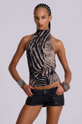 Haut dos nu Zebra Zene