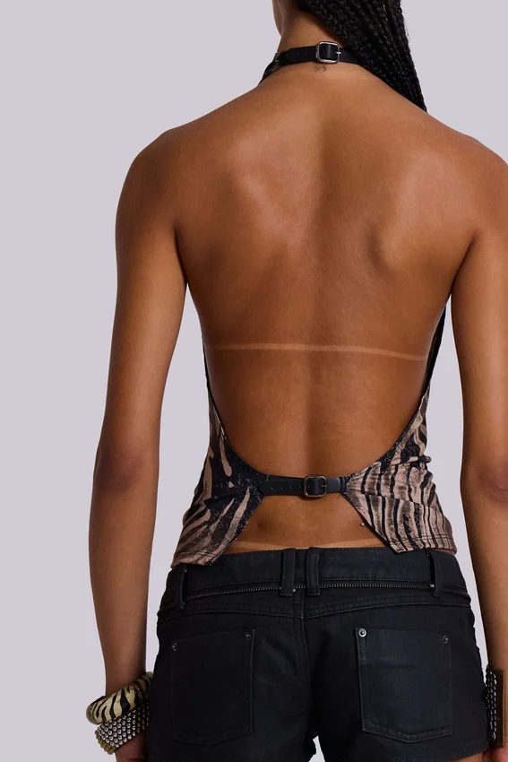 Haut dos nu Zebra Zene