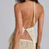 Haut en crochet Ursule avec de véritables coquillages
