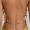 Haut en mousseline de soie brodé de perles Brilar