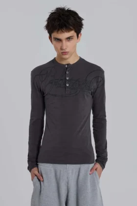 Haut Henley « Blessed »