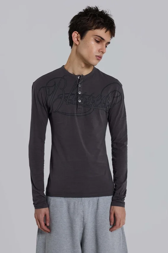 Haut Henley « Blessed »