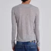 Haut Henley Haze gris chiné