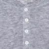 Haut Henley Haze gris chiné
