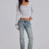 Jeans bootcut Cooper bleu clair