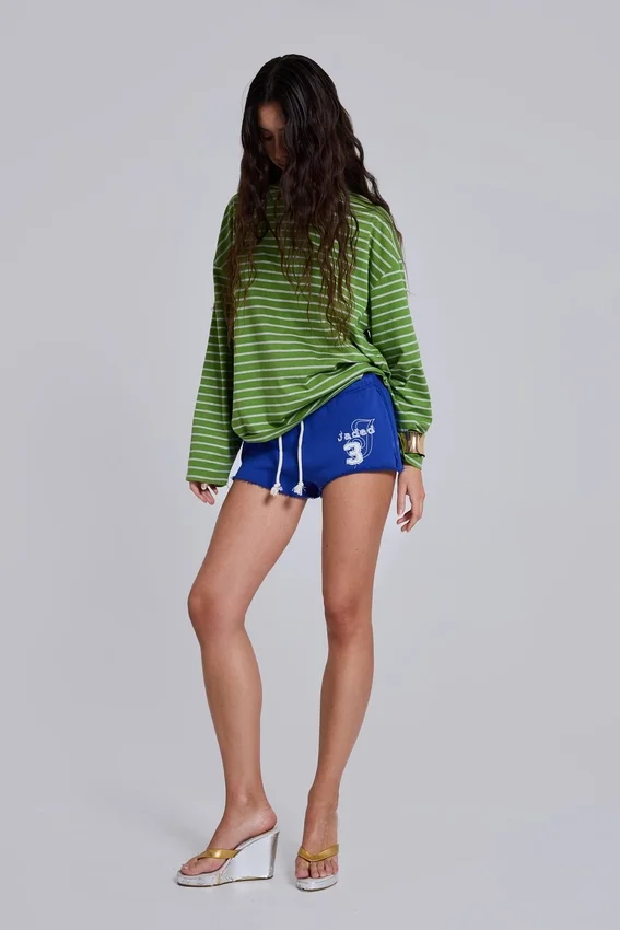 Mini-short de jogging Cleo en bleu