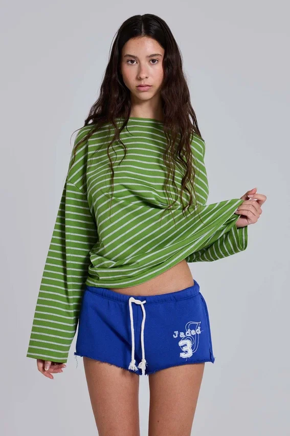 Mini-short de jogging Cleo en bleu