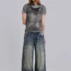 Heavy Stud Jeans de Rock Revival