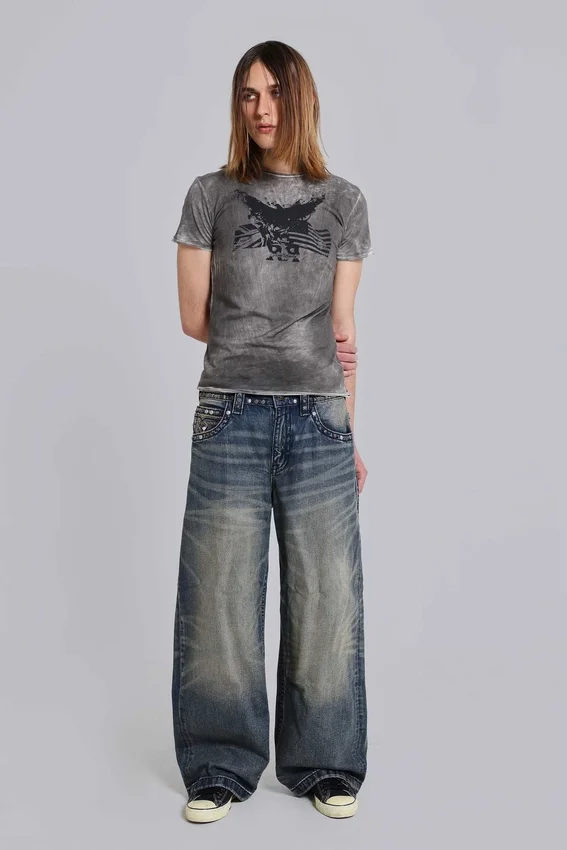 Heavy Stud Jeans de Rock Revival