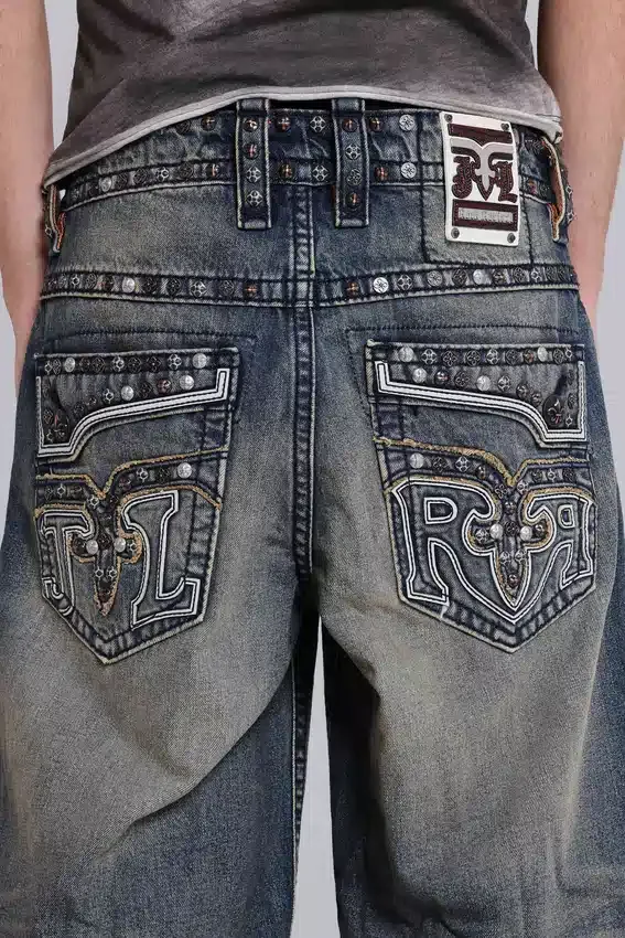 Heavy Stud Jeans de Rock Revival