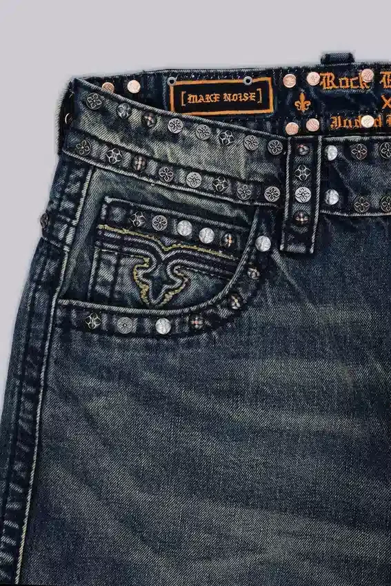 Heavy Stud Jeans de Rock Revival