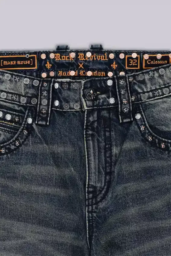 Heavy Stud Jeans de Rock Revival