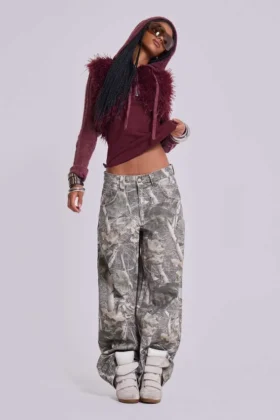 Jean baggy Colossus camouflage Woodland