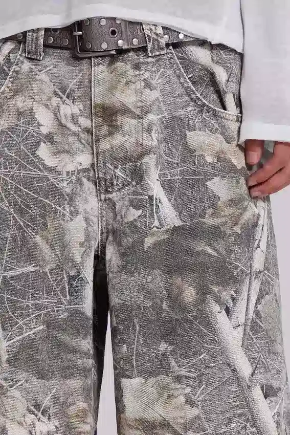Jean baggy Colossus camouflage Woodland