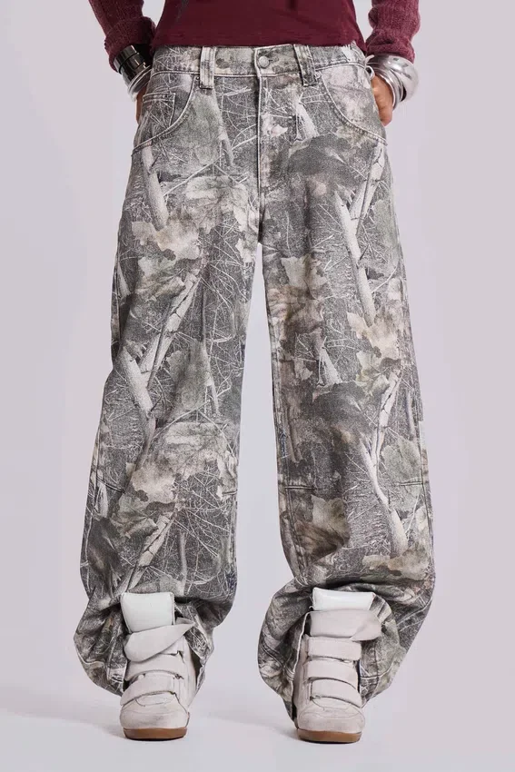 Jean baggy Colossus camouflage Woodland