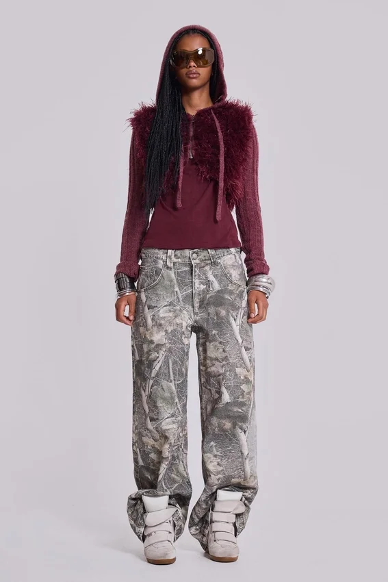 Jean baggy Colossus camouflage Woodland