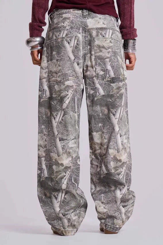 Jean baggy Colossus camouflage Woodland