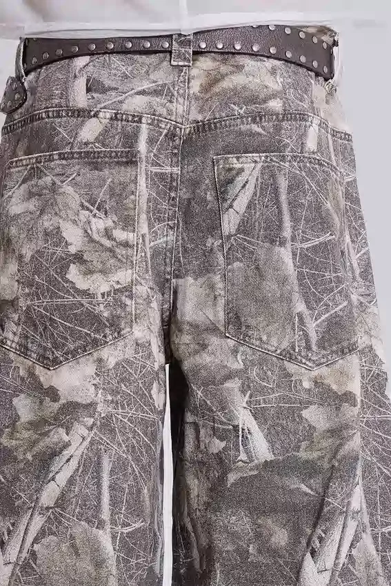 Jean baggy Colossus camouflage Woodland