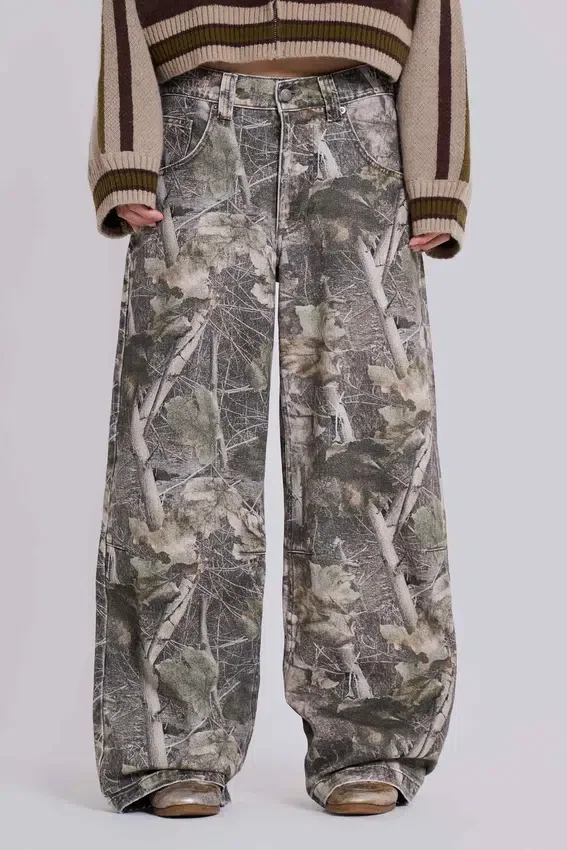 Jean baggy Colossus camouflage Woodland