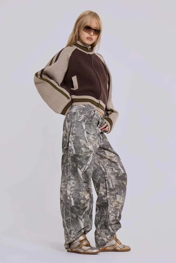 Jean baggy Colossus camouflage Woodland