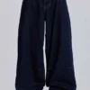 Jean baggy Colossus Jeans taille basse indigo