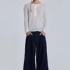 Jean baggy Colossus Jeans taille basse indigo