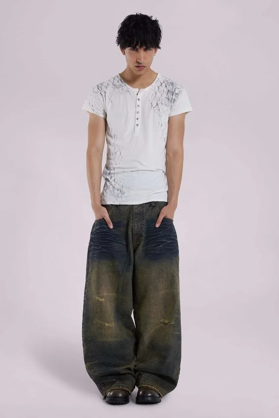 Jean Cinch XL Colossus Jeans couleur rouille