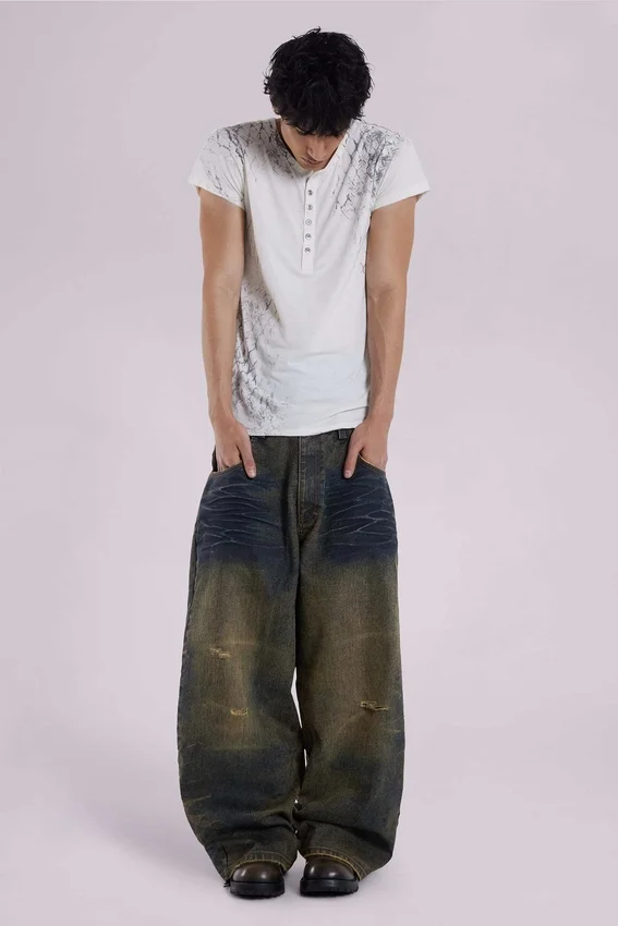 Jean Cinch XL Colossus Jeans couleur rouille