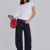 Jeans baggy brodés Sonic