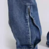 Jeans baggy à taille basse et empiècements Zae
