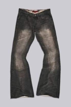 Jeans bootcut « Brown Creased Drift »