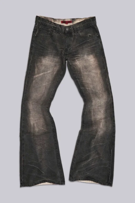 Jeans bootcut « Brown Creased Drift »