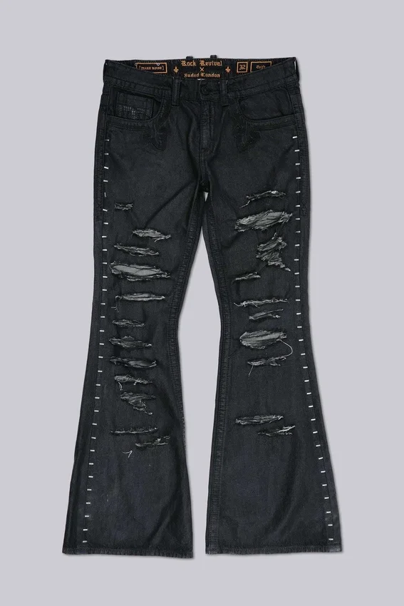 Jeans bootcut cirés « Staple » de Rock Revival