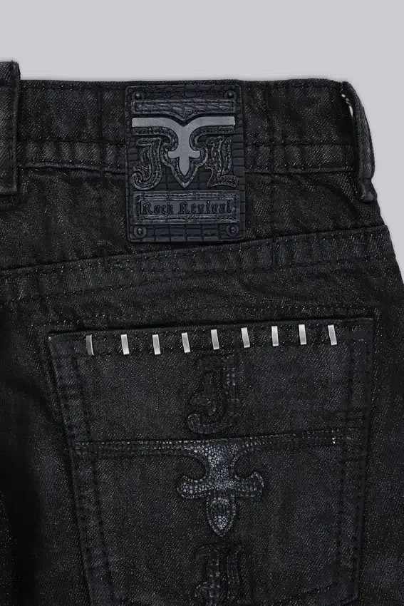 Jeans bootcut cirés « Staple » de Rock Revival