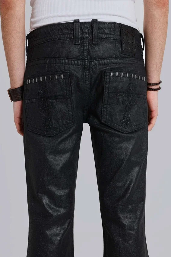 Jeans bootcut cirés « Staple » de Rock Revival