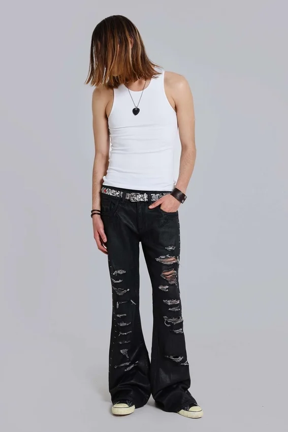 Jeans bootcut cirés « Staple » de Rock Revival