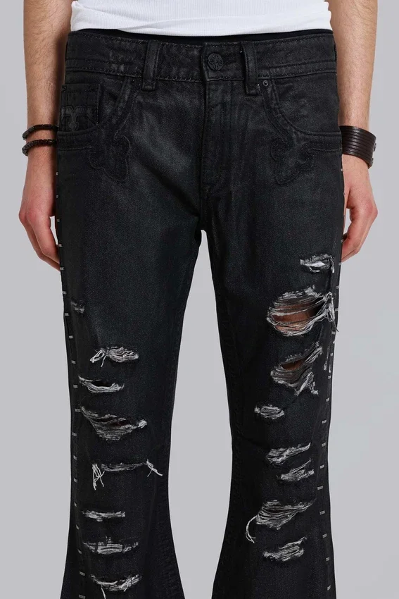 Jeans bootcut cirés « Staple » de Rock Revival