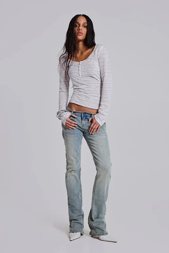 Jeans bootcut Cooper bleu clair