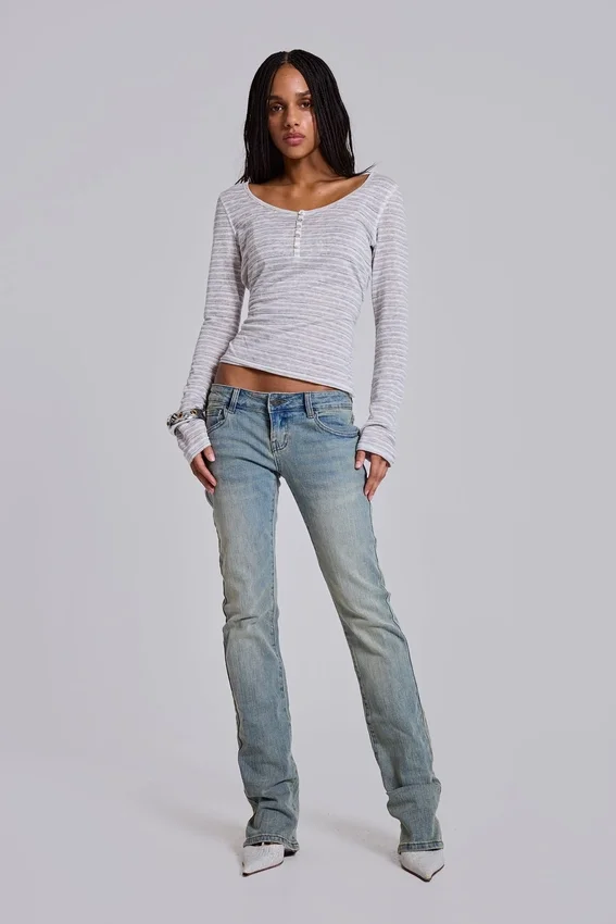 Jeans bootcut Cooper bleu clair
